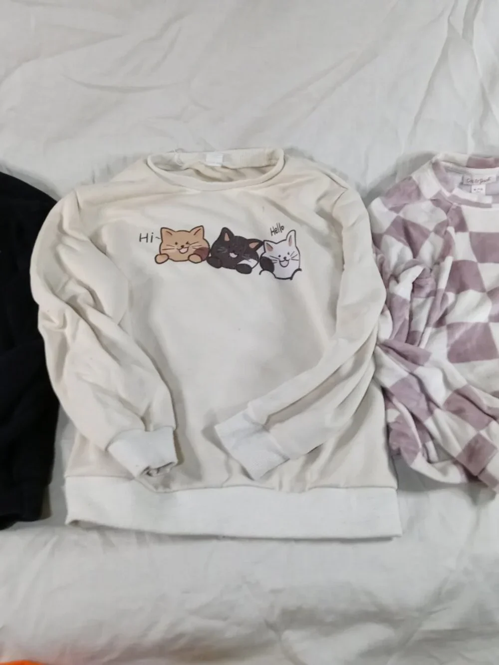 6 Lot Girls Assorted long Sleeve Design Sweatshirts Pullover Kids Clothes Bundle